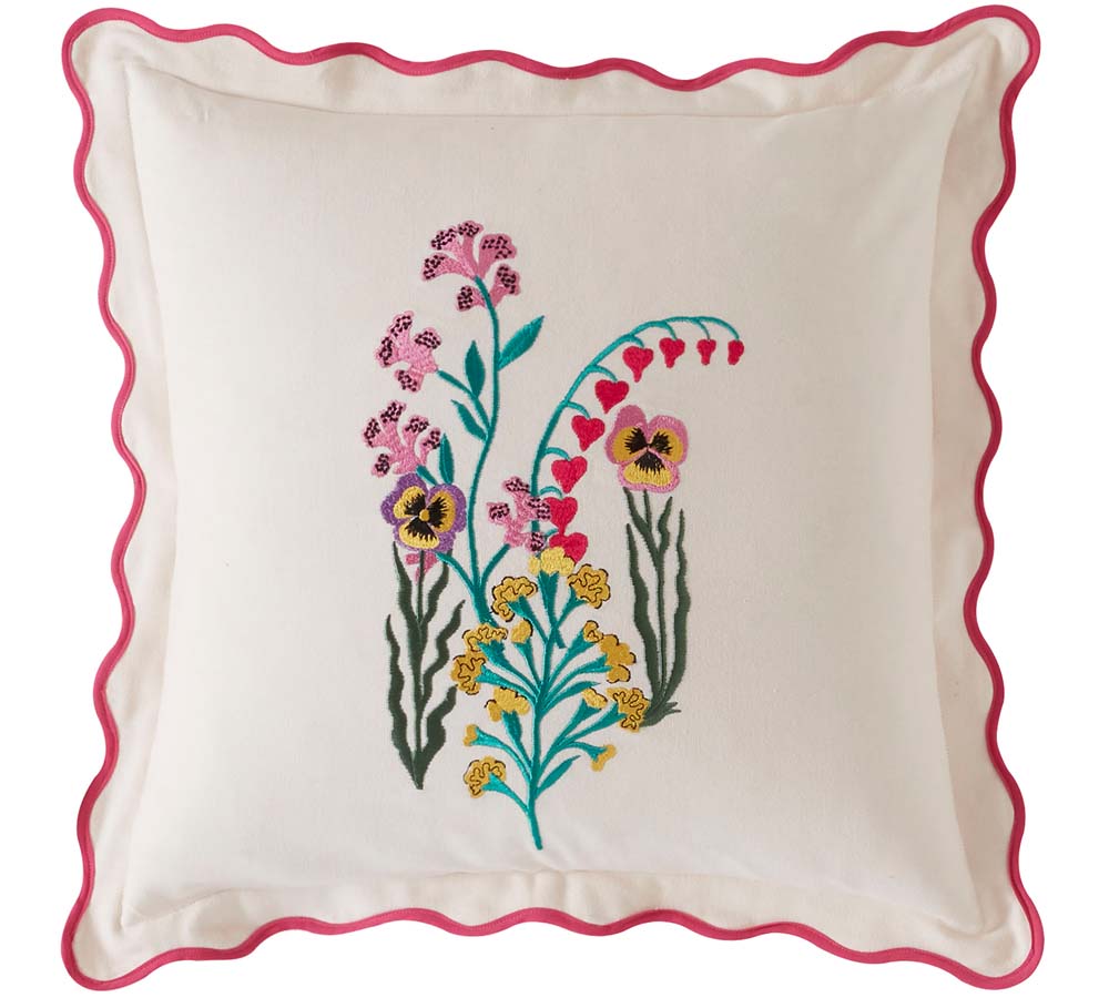 Paper Pansy Cushion